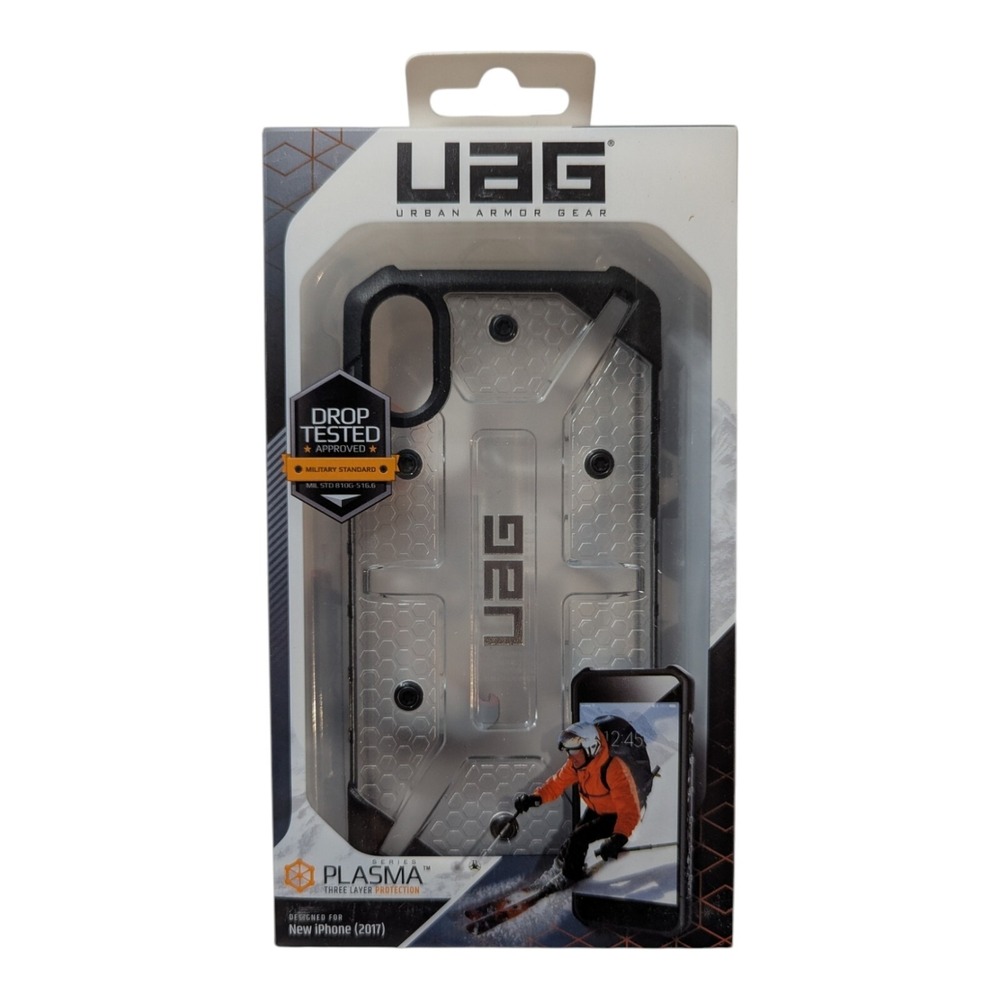 F7. UAG Urban Armor Gear Plasma‎ Series Case for iPhone X / Xs - Ice - IPHX-L-IC